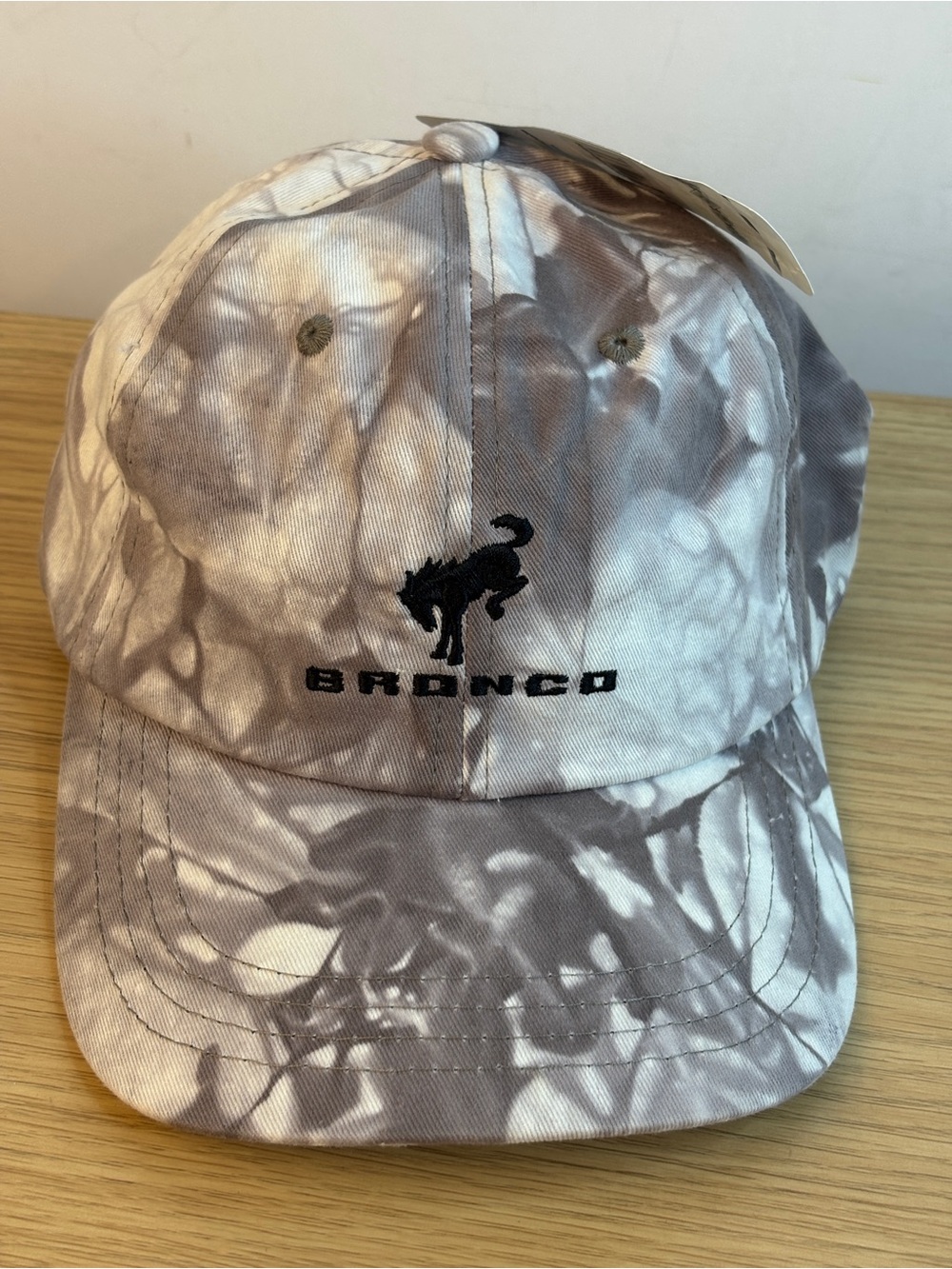 Official Licensed Gray/ White Tie-dye Ford Bronco Hat NWT UNISEX